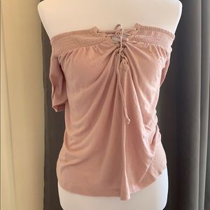 American eagle off the shoulder top